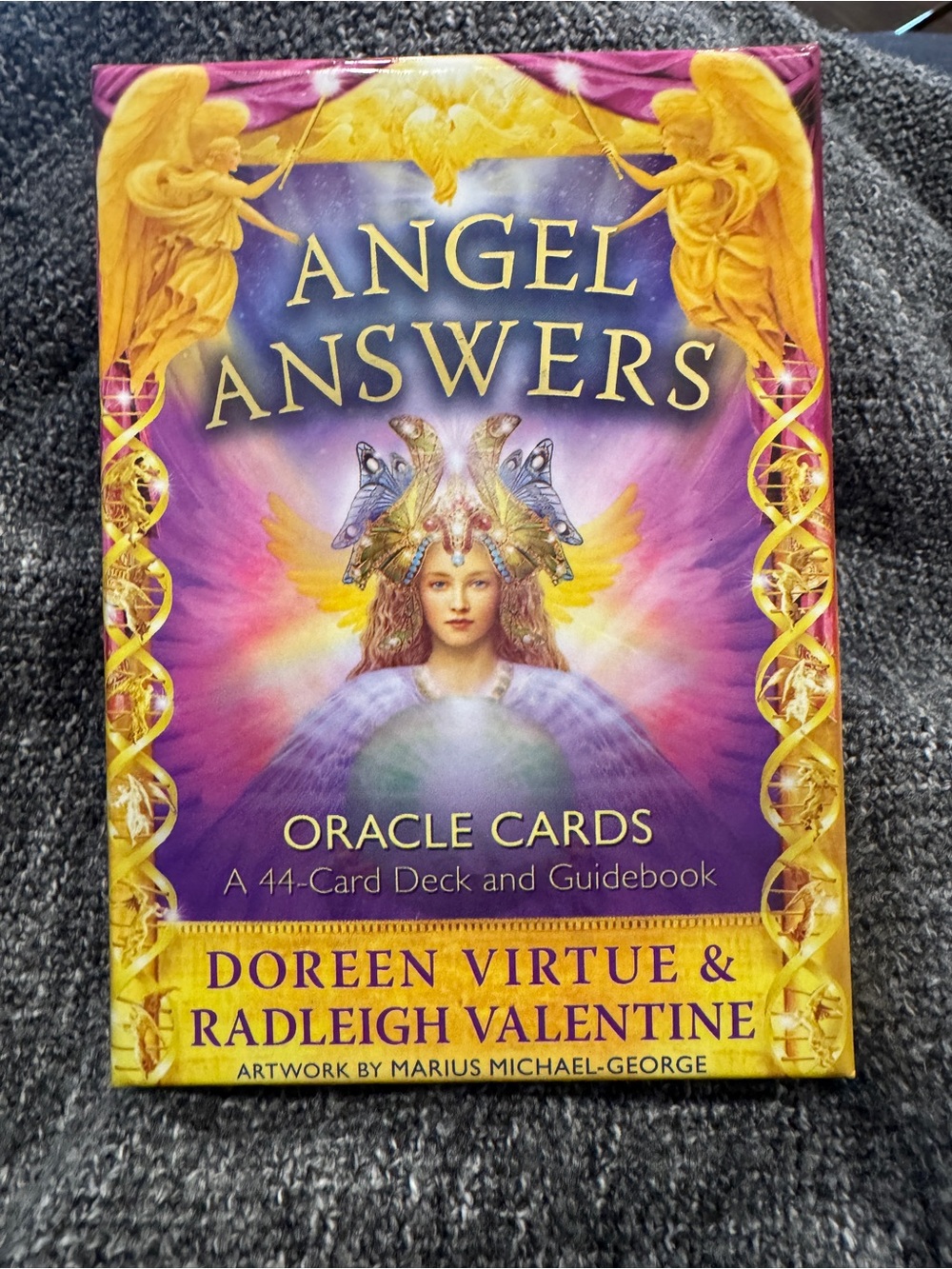 Angel Answers Oracle Cards by - Purple